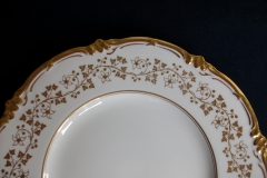 COALPORT CONSORT WHITE #V9864- DINNER  PLATE ..... https://www.jaapiesfinechinastore.com