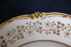 COALPORT CONSORT WHITE #V9864- DINNER  PLATE ..... http://jaapiesfinechinastore.com
