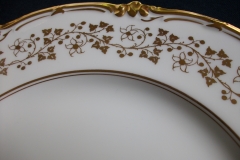 COALPORT CONSORT WHITE #V9864- DINNER  PLATE ..... https://www.jaapiesfinechinastore.com