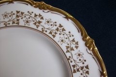 COALPORT CONSORT WHITE #V9864- SALAD PLATE ..... http://jaapiesfinechinastore.com