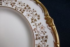 COALPORT CONSORT WHITE #V9864- SALAD PLATE ..... http://jaapiesfinechinastore.com