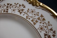 COALPORT CONSORT WHITE #V9864- SALAD PLATE ..... http://jaapiesfinechinastore.com