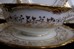 COALPORT CONSORT WHITE #V9864- SOUP BOWL & SAUCER   .....   http://jaapiesfinechinastore.com