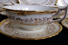 COALPORT CONSORT WHITE #V9864- SOUP BOWL & SAUCER   .....   https://www.jaapiesfinechinastore.com