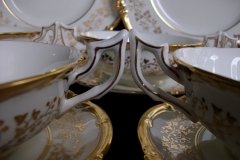 COALPORT CONSORT WHITE #V9864- SOUP BOWL & SAUCER   .....   http://jaapiesfinechinastore.com