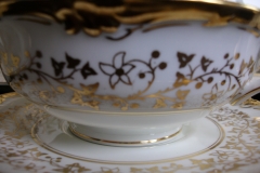 COALPORT CONSORT WHITE #V9864- SOUP BOWL & SAUCER   .....   https://www.jaapiesfinechinastore.com