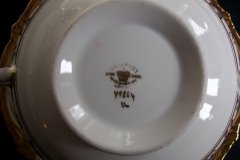 COALPORT CONSORT WHITE #V9864- SOUP BOWL & SAUCER   .....   http://jaapiesfinechinastore.com