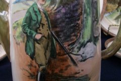 W.T. COPELAND LIONEL EDWARDS FOX HUNT- COFFEE POT "THE GAMEKEEPER" & "THE TERRIOR MAN", LID "FULL CRY" .... http://jaapiesfinechinastore.com