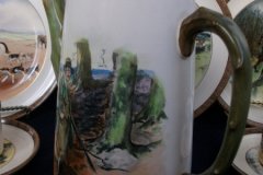 W.T. COPELAND LIONEL EDWARDS FOX HUNT- COFFEE POT "THE GAMEKEEPER" & "THE TERRIOR MAN", LID "FULL CRY" .... http://jaapiesfinechinastore.com