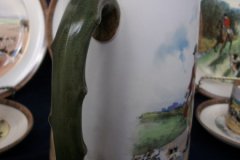 W.T. COPELAND LIONEL EDWARDS FOX HUNT- COFFEE POT "THE GAMEKEEPER" & "THE TERRIOR MAN", LID "FULL CRY" .... http://jaapiesfinechinastore.com