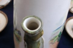 W.T. COPELAND LIONEL EDWARDS FOX HUNT- COFFEE POT "THE GAMEKEEPER" & "THE TERRIOR MAN", LID "FULL CRY" .... http://jaapiesfinechinastore.com