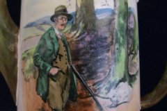 W.T. COPELAND LIONEL EDWARDS FOX HUNT- COFFEE POT "THE GAMEKEEPER" & "THE TERRIOR MAN", LID "FULL CRY" .... http://jaapiesfinechinastore.com