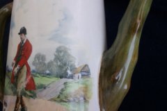 W.T. COPELAND LIONEL EDWARDS FOX HUNT- COFFEE POT "THE GAMEKEEPER" & "THE TERRIOR MAN", LID "FULL CRY" .... http://jaapiesfinechinastore.com