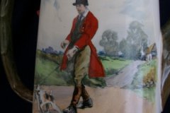 W.T. COPELAND LIONEL EDWARDS FOX HUNT- COFFEE POT "THE GAMEKEEPER" & "THE TERRIOR MAN", LID "FULL CRY" .... http://jaapiesfinechinastore.com