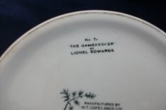 W.T. COPELAND LIONEL EDWARDS FOX HUNT- COFFEE POT "THE GAMEKEEPER" & "THE TERRIOR MAN", LID "FULL CRY" .... http://jaapiesfinechinastore.com