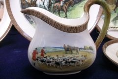 W.T. COPELAND LIONEL EDWARDS FOX HUNT-  CREAMER  "GONE AWAY"  &  "THE KILL"  .... http://jaapiesfinechinastore.com