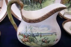W.T. COPELAND LIONEL EDWARDS FOX HUNT-  CREAMER  "GONE AWAY"  &  "THE KILL"  .... http://jaapiesfinechinastore.com
