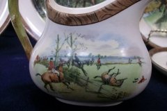 W.T. COPELAND LIONEL EDWARDS FOX HUNT-  CREAMER  "GONE AWAY"  &  "THE KILL"  .... http://jaapiesfinechinastore.com