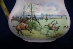 W.T. COPELAND LIONEL EDWARDS FOX HUNT-  CREAMER  "GONE AWAY"  &  "THE KILL"  .... http://jaapiesfinechinastore.com