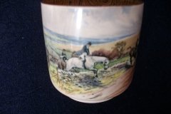 W.T. COPELAND LIONEL EDWARDS FOX HUNT- DEMI CUP & SAUCER #1  FULL CRY CUP  & THE HUNTSMAN SAUCER ....    http://jaapiesfinechinastore.com