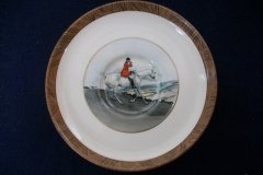 W.T. COPELAND LIONEL EDWARDS FOX HUNT- DEMI CUP & SAUCER #1  FULL CRY CUP  & THE HUNTSMAN SAUCER ....    http://jaapiesfinechinastore.com