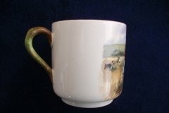 W.T. COPELAND LIONEL EDWARDS FOX HUNT- DEMI CUP & SAUCER #10   "DRAWING THE DINGLE"  CUP & "THE SECOND  HORSEMAN" SAUCER .... http://jaapiesfinechinastore.com