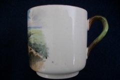 W.T. COPELAND LIONEL EDWARDS FOX HUNT- DEMI CUP & SAUCER #10   "DRAWING THE DINGLE"  CUP & "THE SECOND  HORSEMAN" SAUCER .... http://jaapiesfinechinastore.com
