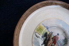 W.T. COPELAND LIONEL EDWARDS FOX HUNT- DEMI CUP & SAUCER #10   "DRAWING THE DINGLE"  CUP & "THE SECOND  HORSEMAN" SAUCER .... http://jaapiesfinechinastore.com