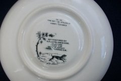 W.T. COPELAND LIONEL EDWARDS FOX HUNT- DEMI CUP & SAUCER #10   "DRAWING THE DINGLE"  CUP & "THE SECOND  HORSEMAN" SAUCER .... http://jaapiesfinechinastore.com