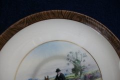 W.T. COPELAND LIONEL EDWARDS FOX HUNT- DEMI CUP & SAUCER #11   "THE KILL"  CUP & "THE SECOND  HORSEMAN" SAUCER .... http://jaapiesfinechinastore.com