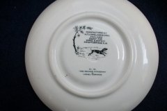 W.T. COPELAND LIONEL EDWARDS FOX HUNT- DEMI CUP & SAUCER #12   "THE LAST DRAW"  CUP  & "THE SECOND  HORSEMAN"  SAUCER .... http://jaapiesfinechinastore.com