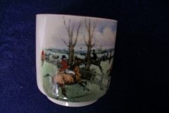 W.T. COPELAND LIONEL EDWARDS FOX HUNT- DEMI CUP & SAUCER #2 GONE AWAY CUP  & THE HUNTSMAN SAUCER ....    http://jaapiesfinechinastore.com