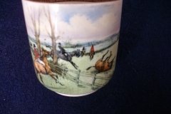 W.T. COPELAND LIONEL EDWARDS FOX HUNT- DEMI CUP & SAUCER #2 GONE AWAY CUP  & THE HUNTSMAN SAUCER ....    http://jaapiesfinechinastore.com