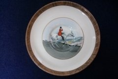 W.T. COPELAND LIONEL EDWARDS FOX HUNT- DEMI CUP & SAUCER #2 GONE AWAY CUP  & THE HUNTSMAN SAUCER ....    http://jaapiesfinechinastore.com