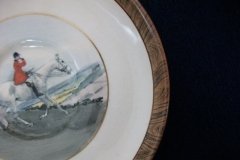 W.T. COPELAND LIONEL EDWARDS FOX HUNT- DEMI CUP & SAUCER #2 GONE AWAY CUP  & THE HUNTSMAN SAUCER ....    http://jaapiesfinechinastore.com
