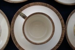 W.T. COPELAND LIONEL EDWARDS FOX HUNT- DEMI CUP & SAUCER #3  " GOING TO A HALLOA" CUP & "THE HUNTSMAN" SAUCER .... http://jaapiesfinechinastore.com