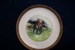 W.T. COPELAND LIONEL EDWARDS FOX HUNT- DEMI CUP & SAUCER #4  A CHECK CUP  & THE FIRST WHIP SAUCER ....    http://jaapiesfinechinastore.com