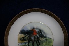 W.T. COPELAND LIONEL EDWARDS FOX HUNT- DEMI CUP & SAUCER #4  A CHECK CUP  & THE FIRST WHIP SAUCER ....    http://jaapiesfinechinastore.com