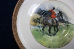 W.T. COPELAND LIONEL EDWARDS FOX HUNT- DEMI CUP & SAUCER #4  A CHECK CUP  & THE FIRST WHIP SAUCER ....    http://jaapiesfinechinastore.com