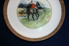 W.T. COPELAND LIONEL EDWARDS FOX HUNT- DEMI CUP & SAUCER #4  A CHECK CUP  & THE FIRST WHIP SAUCER ....    http://jaapiesfinechinastore.com