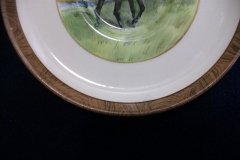 W.T. COPELAND LIONEL EDWARDS FOX HUNT- DEMI CUP & SAUCER #4  A CHECK CUP  & THE FIRST WHIP SAUCER ....    http://jaapiesfinechinastore.com