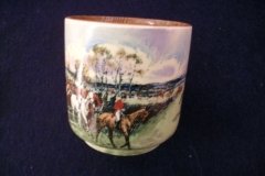 W.T. COPELAND LIONEL EDWARDS FOX HUNT- DEMI CUP & SAUCER #5  " OFF TO DRAW" CUP & "THE FIRST WHIP" SAUCER .... http://jaapiesfinechinastore.com