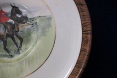 W.T. COPELAND LIONEL EDWARDS FOX HUNT- DEMI CUP & SAUCER #5  " OFF TO DRAW" CUP & "THE FIRST WHIP" SAUCER .... http://jaapiesfinechinastore.com