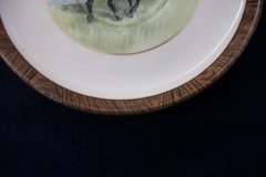 W.T. COPELAND LIONEL EDWARDS FOX HUNT- DEMI CUP & SAUCER #5  " OFF TO DRAW" CUP & "THE FIRST WHIP" SAUCER .... http://jaapiesfinechinastore.com