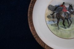 W.T. COPELAND LIONEL EDWARDS FOX HUNT- DEMI CUP & SAUCER #5  " OFF TO DRAW" CUP & "THE FIRST WHIP" SAUCER .... http://jaapiesfinechinastore.com