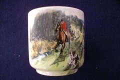 W.T. COPELAND LIONEL EDWARDS FOX HUNT- DEMI CUP & SAUCER #6  " THE FIND" CUP & "THE FIRST WHIP" SAUCER .... http://jaapiesfinechinastore.com