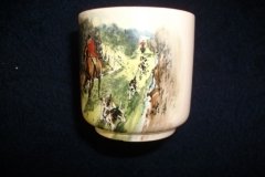 W.T. COPELAND LIONEL EDWARDS FOX HUNT- DEMI CUP & SAUCER #6  " THE FIND" CUP & "THE FIRST WHIP" SAUCER .... http://jaapiesfinechinastore.com