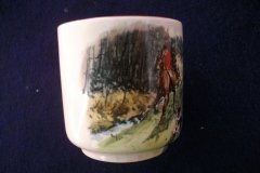 W.T. COPELAND LIONEL EDWARDS FOX HUNT- DEMI CUP & SAUCER #6  " THE FIND" CUP & "THE FIRST WHIP" SAUCER .... http://jaapiesfinechinastore.com
