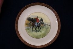 W.T. COPELAND LIONEL EDWARDS FOX HUNT- DEMI CUP & SAUCER #6  " THE FIND" CUP & "THE FIRST WHIP" SAUCER .... http://jaapiesfinechinastore.com