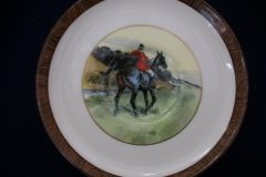 W.T. COPELAND LIONEL EDWARDS FOX HUNT- DEMI CUP & SAUCER #6  " THE FIND" CUP & "THE FIRST WHIP" SAUCER .... http://jaapiesfinechinastore.com